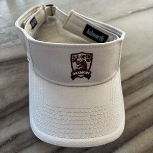 U.S. Open Visor Oakmont 2007 USGA Volunteer Hat Adjustable Cotton Beige